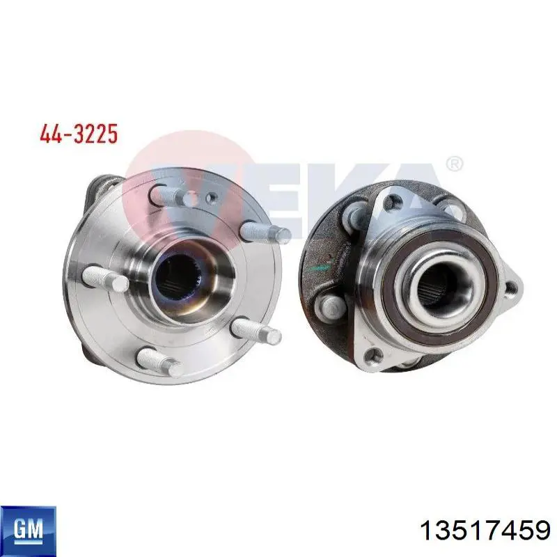 Ступицы передних колес General Motors 13517459 цена, от 85.73 USD