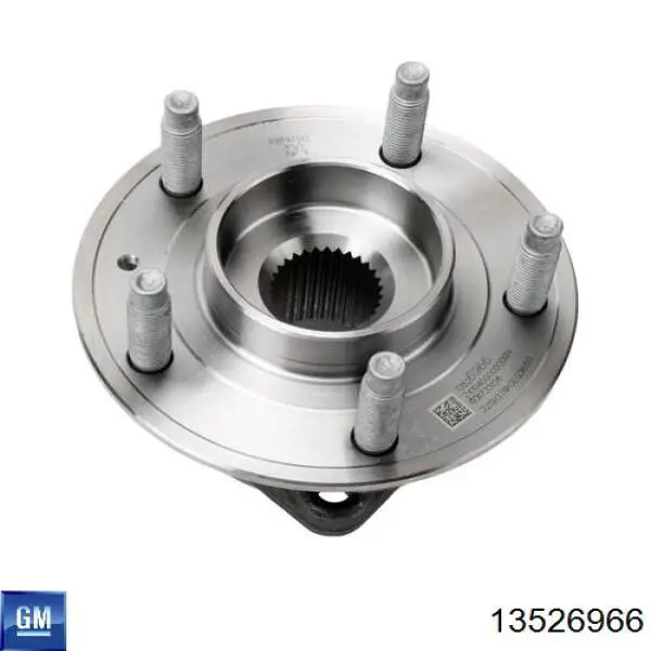 Cubo de rueda delantero 13526966 General Motors