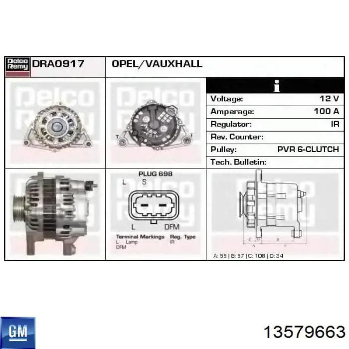 Автомобильный генератор MSG Rebuilding CA2142IR цена, от 67.80 USD