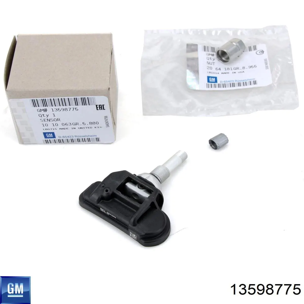 Датчик давления в шинах 13598775 General Motors