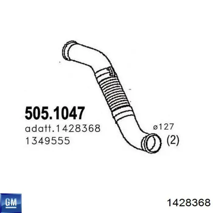 Левое боковое зеркало 1428368 General Motors