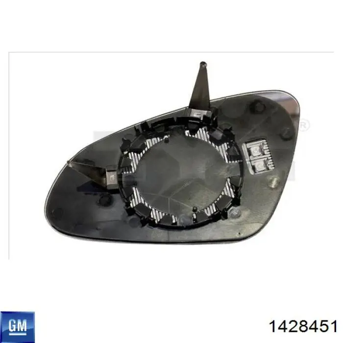 Зеркальный элемент водительского зеркала General Motors 1428451 цена, от 10.74 USD