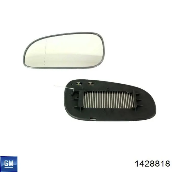 1428818 General Motors накладка (крышка зеркала заднего вида левая)