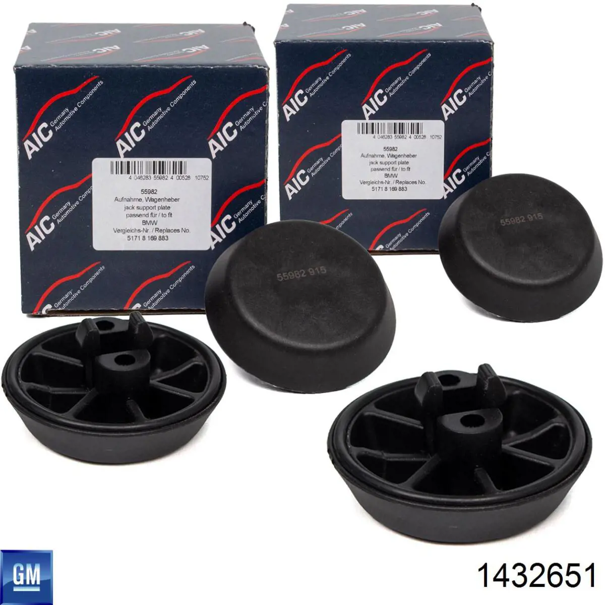 Купить 1432651 General Motors Подушка домкрата нижняя (поддомкратник)