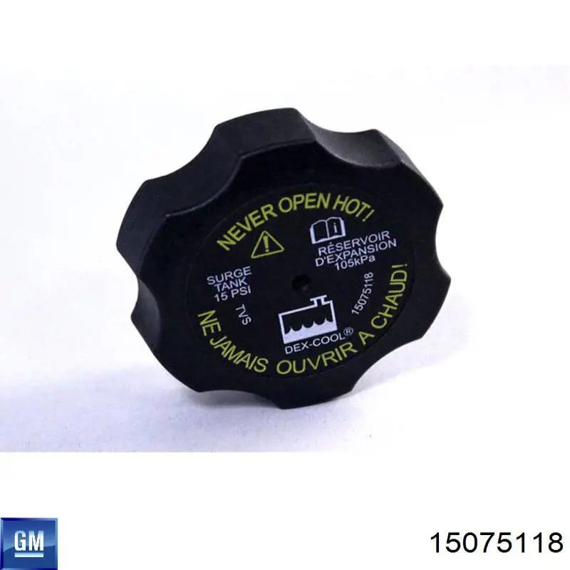 15075118 General Motors крышка (пробка расширительного бачка)