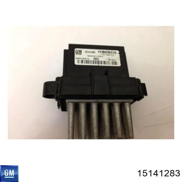15141283 General Motors резистор (сопротивление вентилятора печки (отопителя салона))