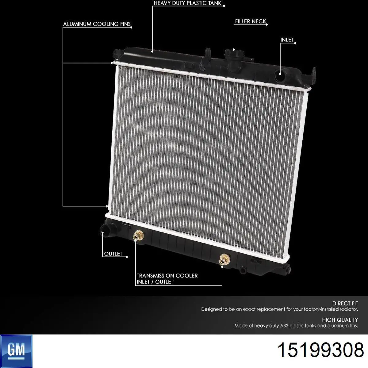 Радиатор охлаждения двигателя Koyo A2707 цена, от 169.84 USD