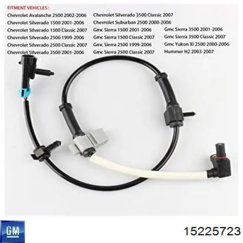 Купить 15225723 General Motors Датчик АБС (ABS) передний