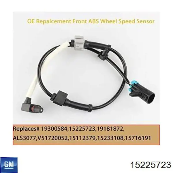 15225723 General Motors Датчик АБС