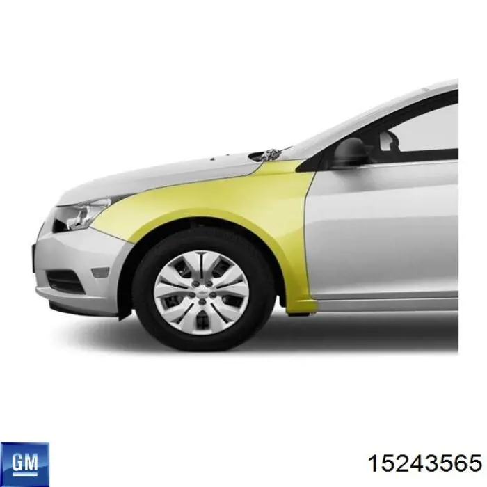 Крыло переднее левое Various GM1240338 цена, от 421.25 USD