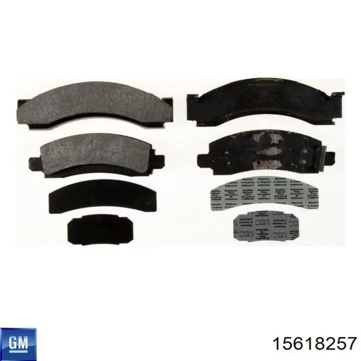 15618257 General Motors Колодки передние