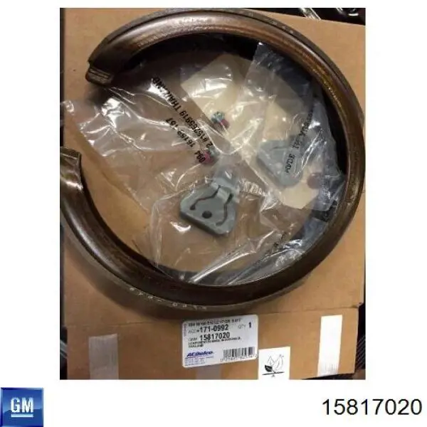 15817020 General Motors Тормозные колодки ручника