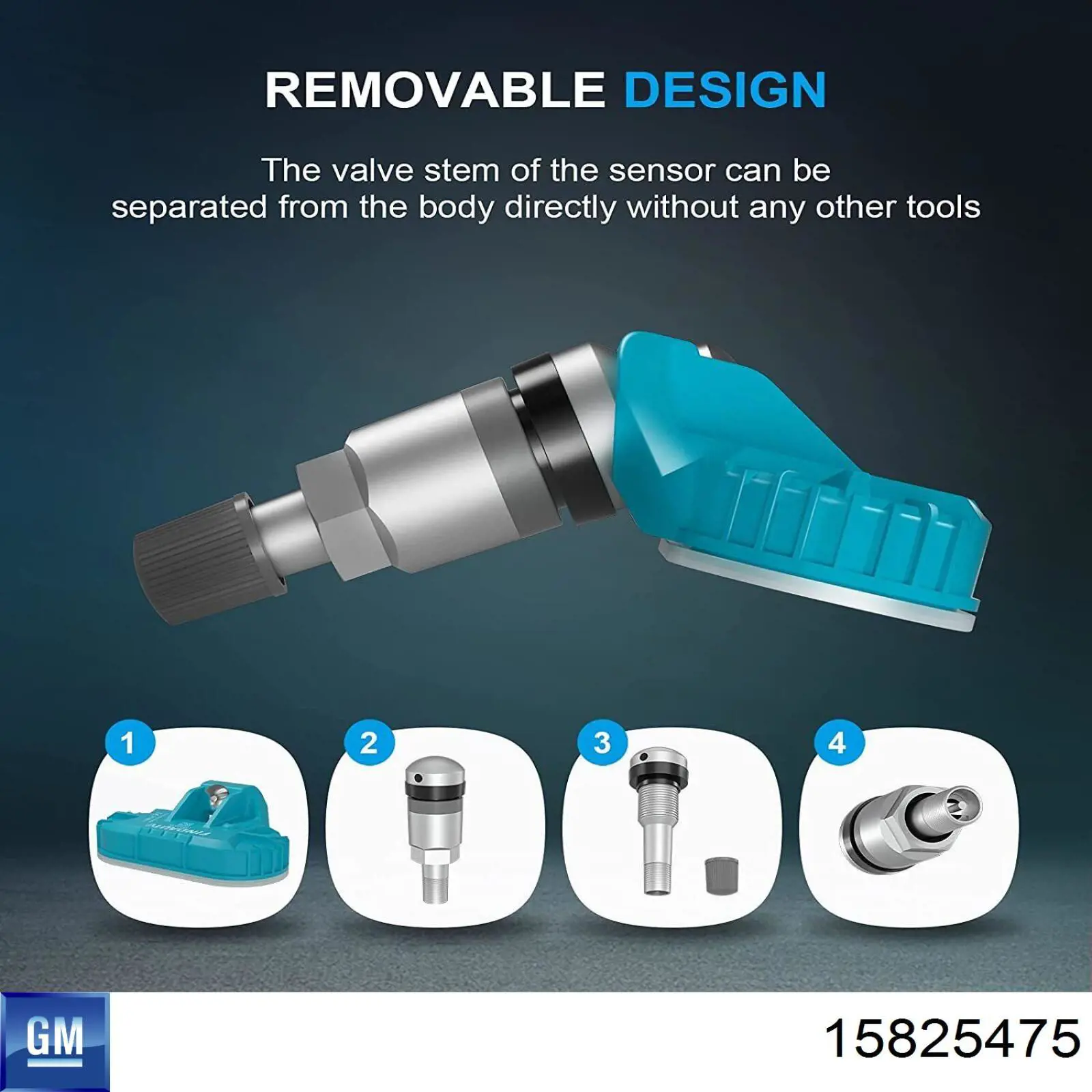 Купить 15825475 General Motors Датчик контроля давления в шинах