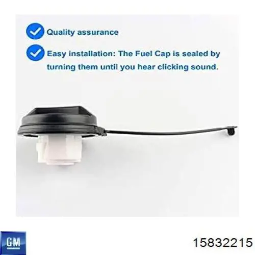 Пробка топливного бака General Motors 15832215 цена, от 12.67 USD