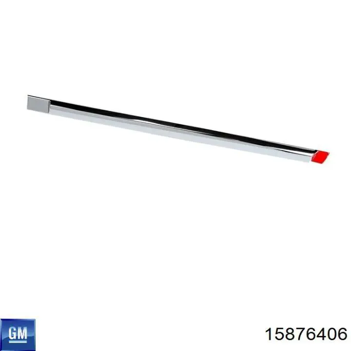 Купить 15876406 General Motors Молдинг двери передней правой
