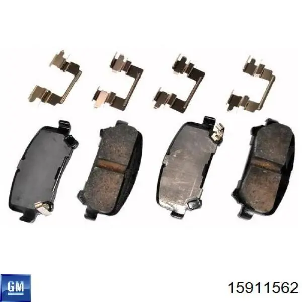 Купить 15911562 General Motors Колодки тормозные