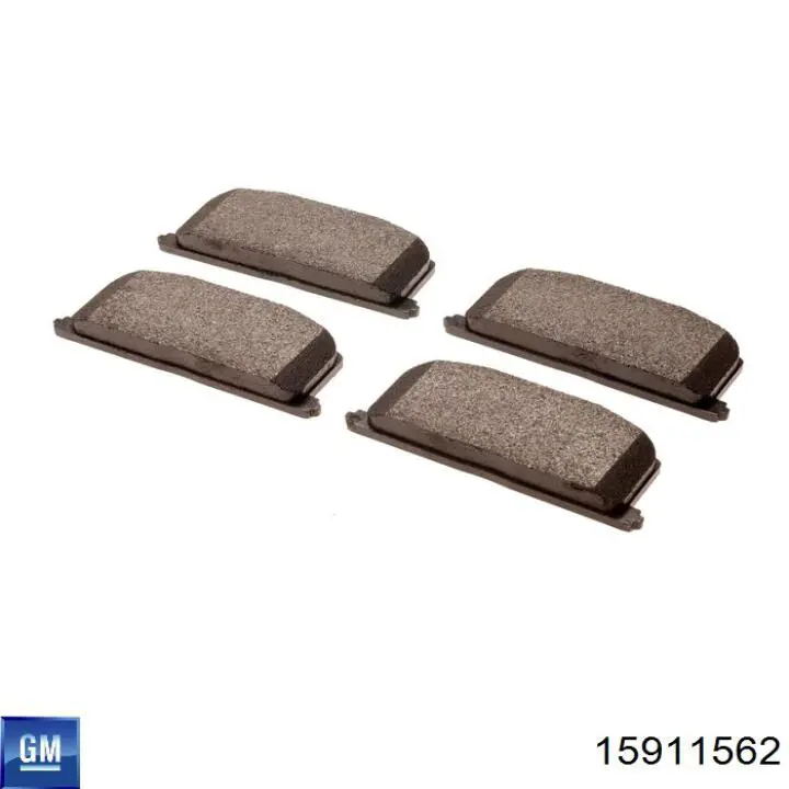 Купить 19165370 Opel Колодки тормозные