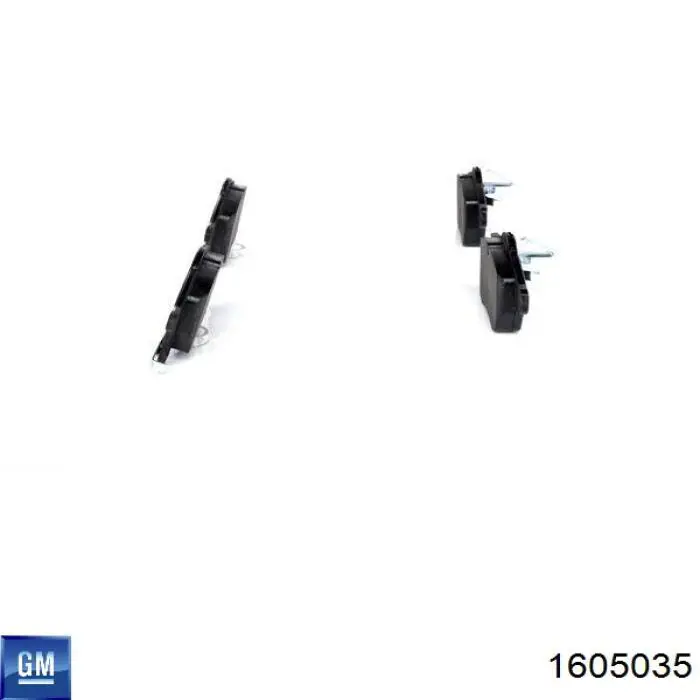 1605035 General Motors Колодки передние