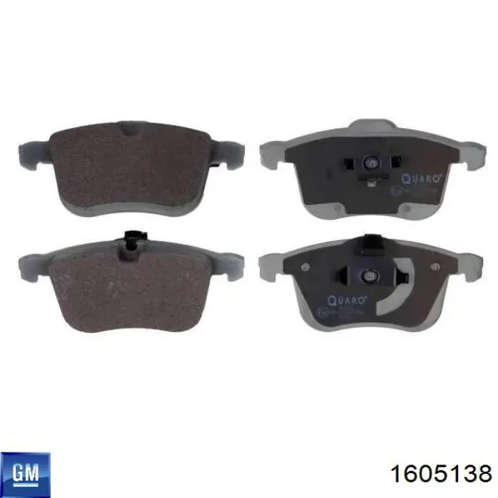 Колодки General Motors 1605138 цена, от 34.29 USD
