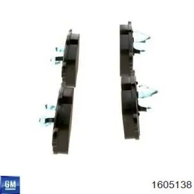 Купить 1605138 General Motors Колодки тормозные