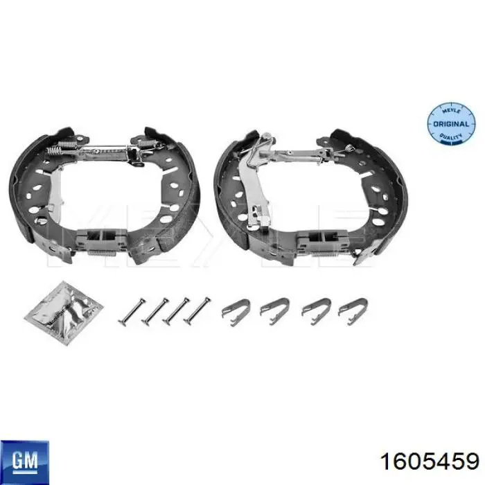 1605459 General Motors Барабанные тормозные колодки