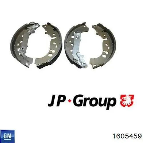 Задние барабанные колодки 1605459 General Motors