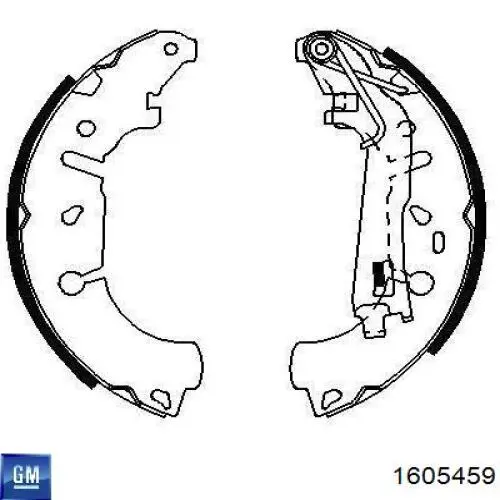 Тормоза рабочие задние ножные и тормозные барабаны General Motors 1605459 цена, от 25.43 USD