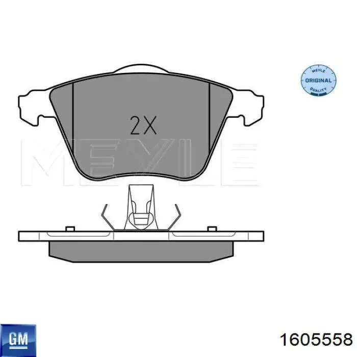 Колодки General Motors 1605558 цена, от 46.73 USD
