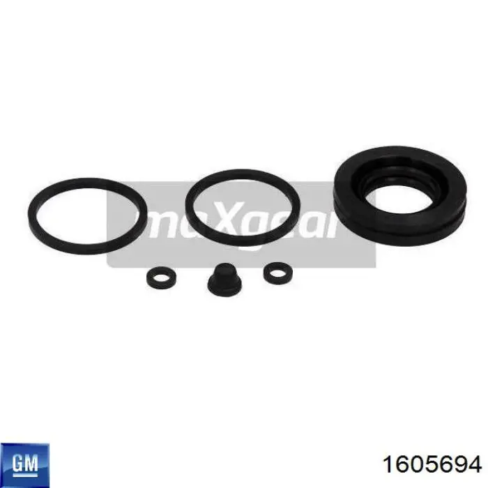 1605694 General Motors kit de reparação de suporte do freio traseiro