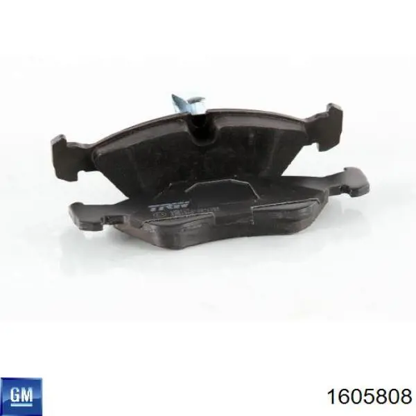 Передние тормозные колодки 1605808 General Motors