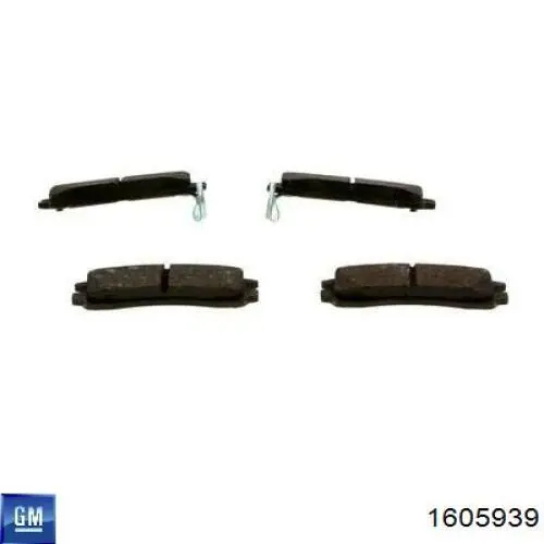 Колодки дисковые  General Motors 1605939 цена, от 21.03 USD