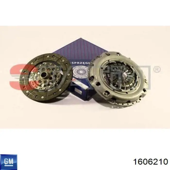 Комплект сцепления (3 части) General Motors 1606210 цена, от 141.12 USD