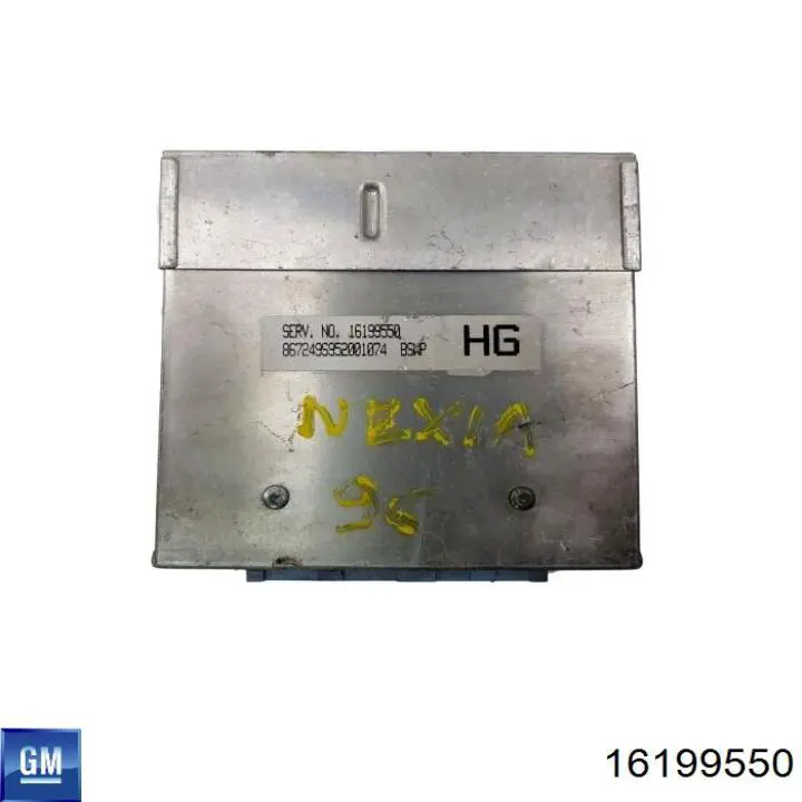 16199550 General Motors Мозги двигателя