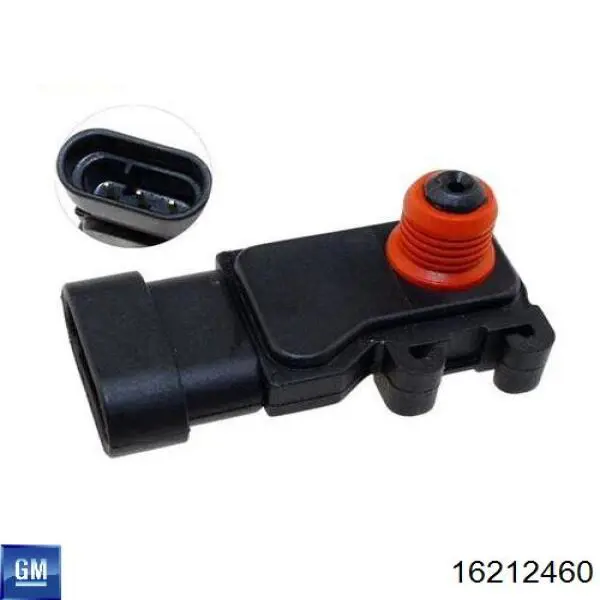 16212460 GM Sensor de presión del colector de admisión original y equivalente