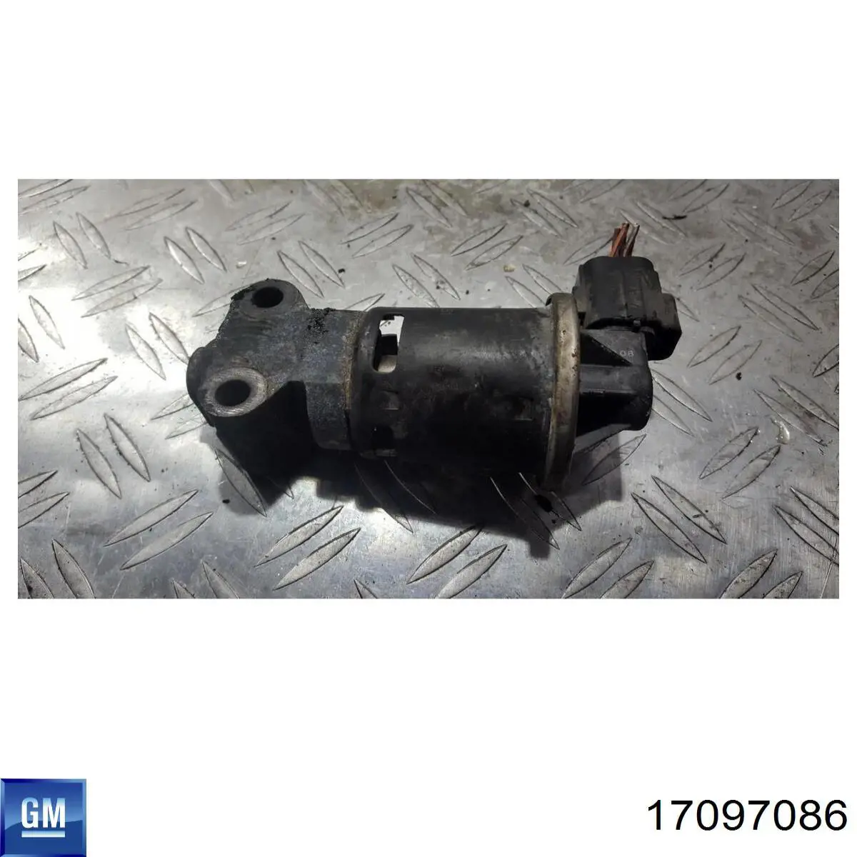 Клапан EGR, рециркуляции газов General Motors 17097086