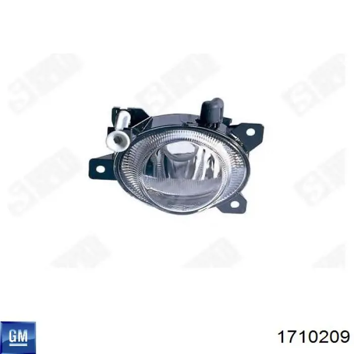 Фара противотуманная, левая General Motors 1710209 цена, от 60.45 USD