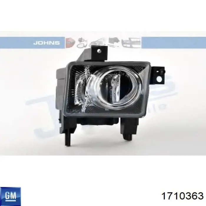 Фара противотуманная правая 13170954 General Motors