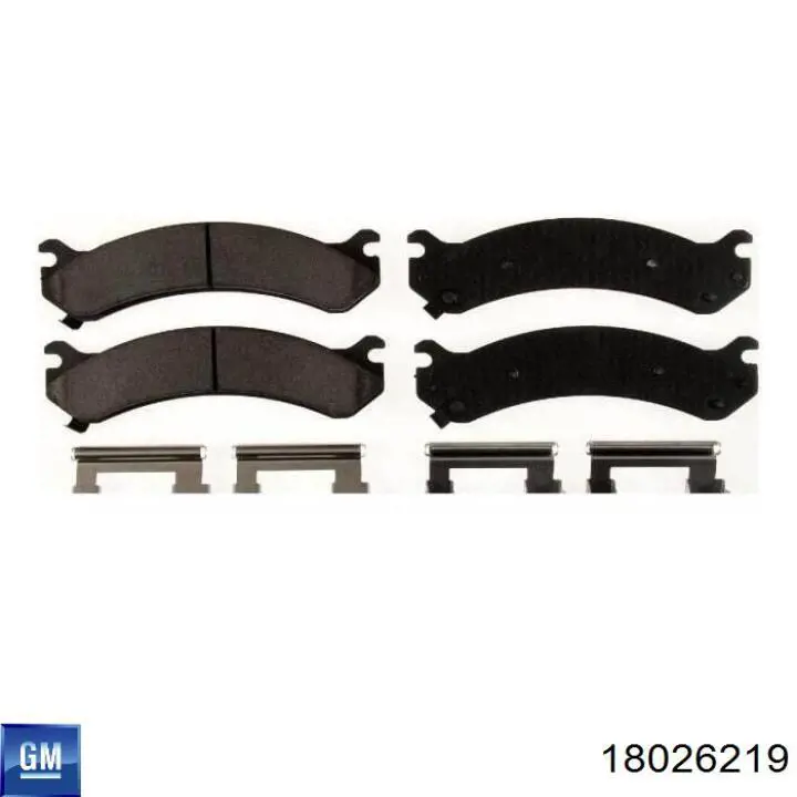 Купить 18026219 General Motors Колодки тормозные