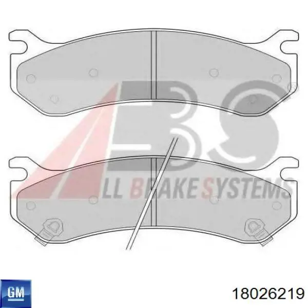 Колодки General Motors 18026219 цена, от 31.98 USD
