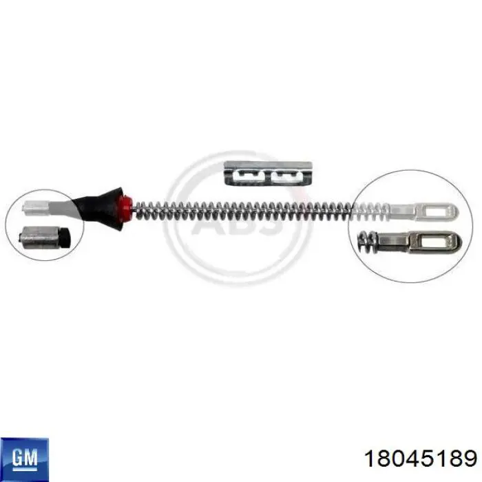 Задний трос ручника General Motors 18045189 цена, от 3.52 USD
