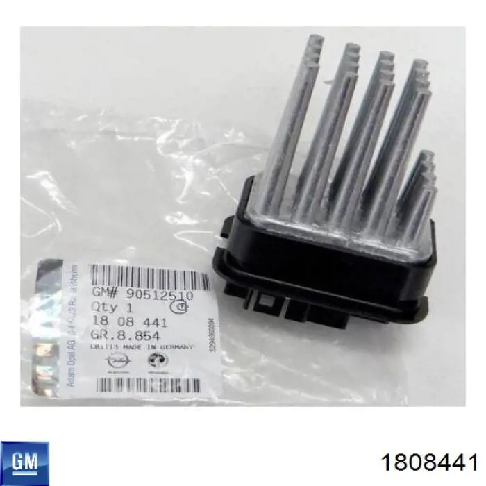 1808441 General Motors резистор (сопротивление вентилятора печки (отопителя салона))