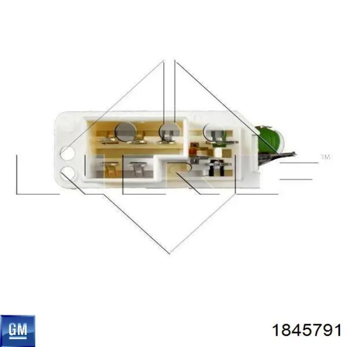 Резистор печки 1845791 General Motors