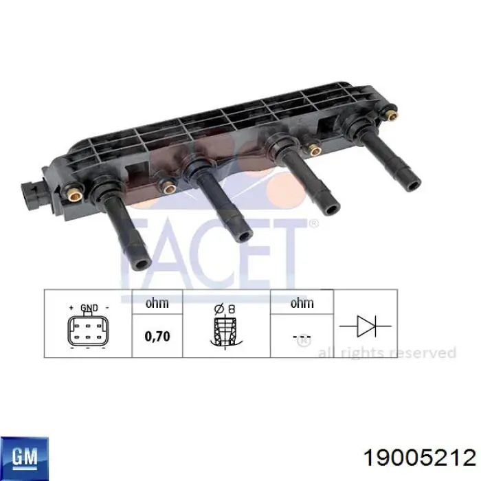 Модуль зажигания General Motors 19005212 цена, от 45.56 USD