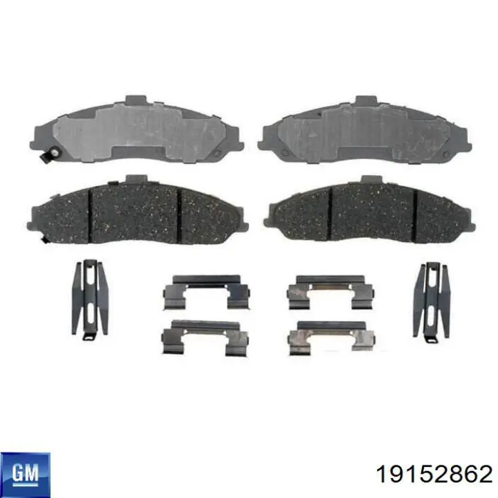 Колодки General Motors 19152862 цена, от 41.19 USD