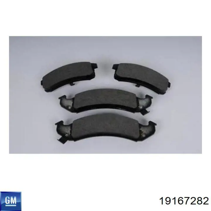 Купить 19167282 General Motors Колодки тормозные