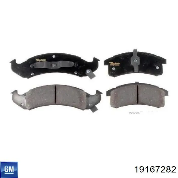 19167282 General Motors Колодки передние