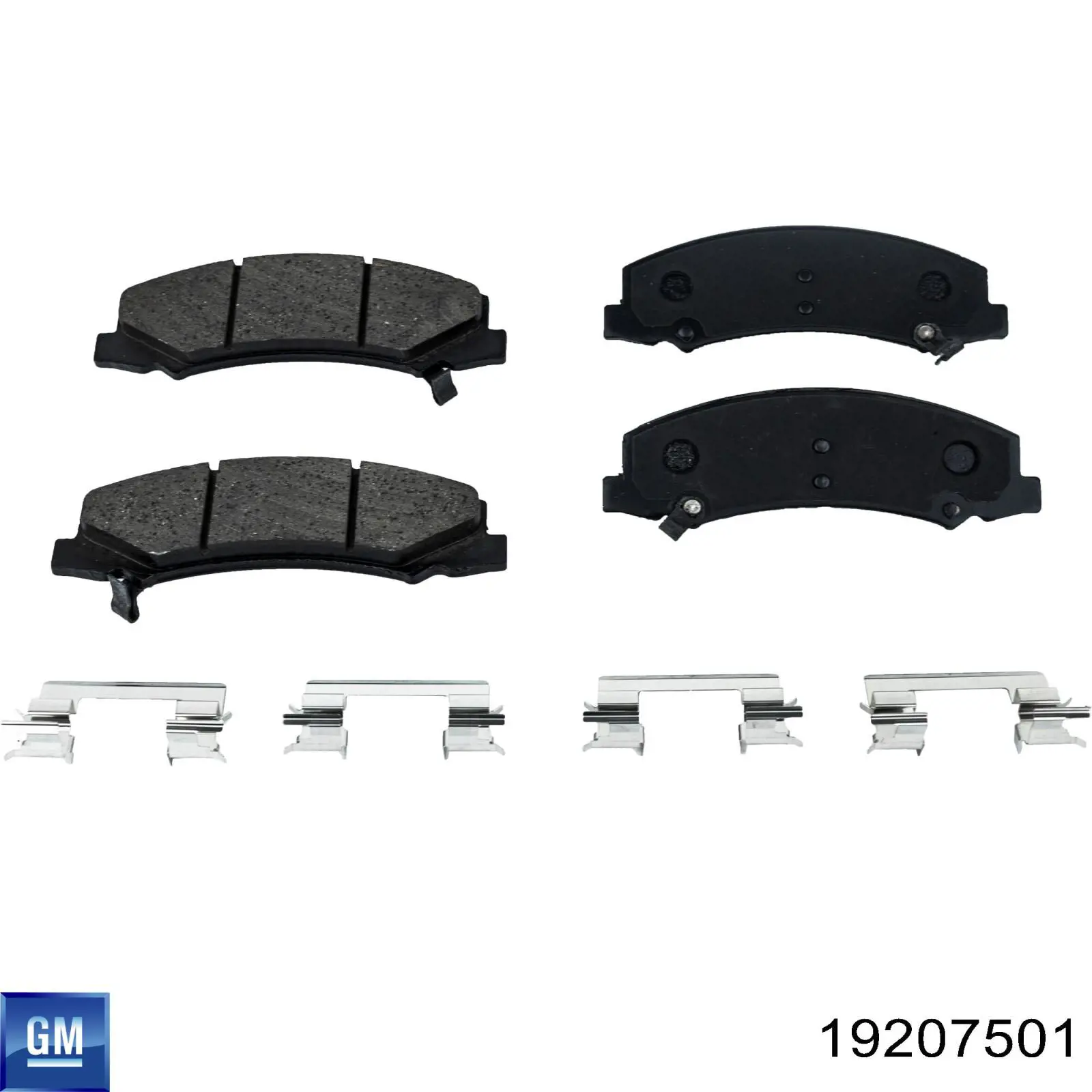 19207501 General Motors Колодки передние