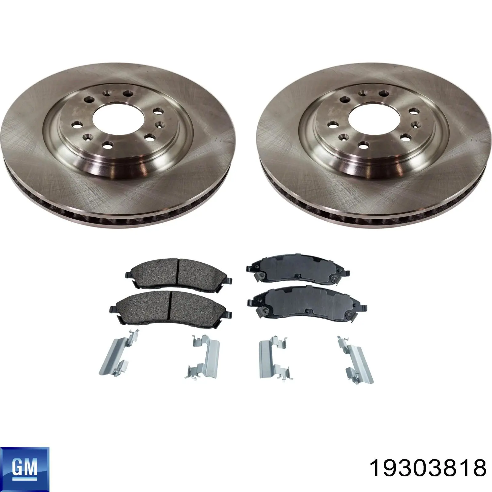 Передний тормозной диск General Motors 18048934