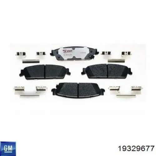 Колодки дисковые  General Motors 19329677 цена, от 44.74 USD