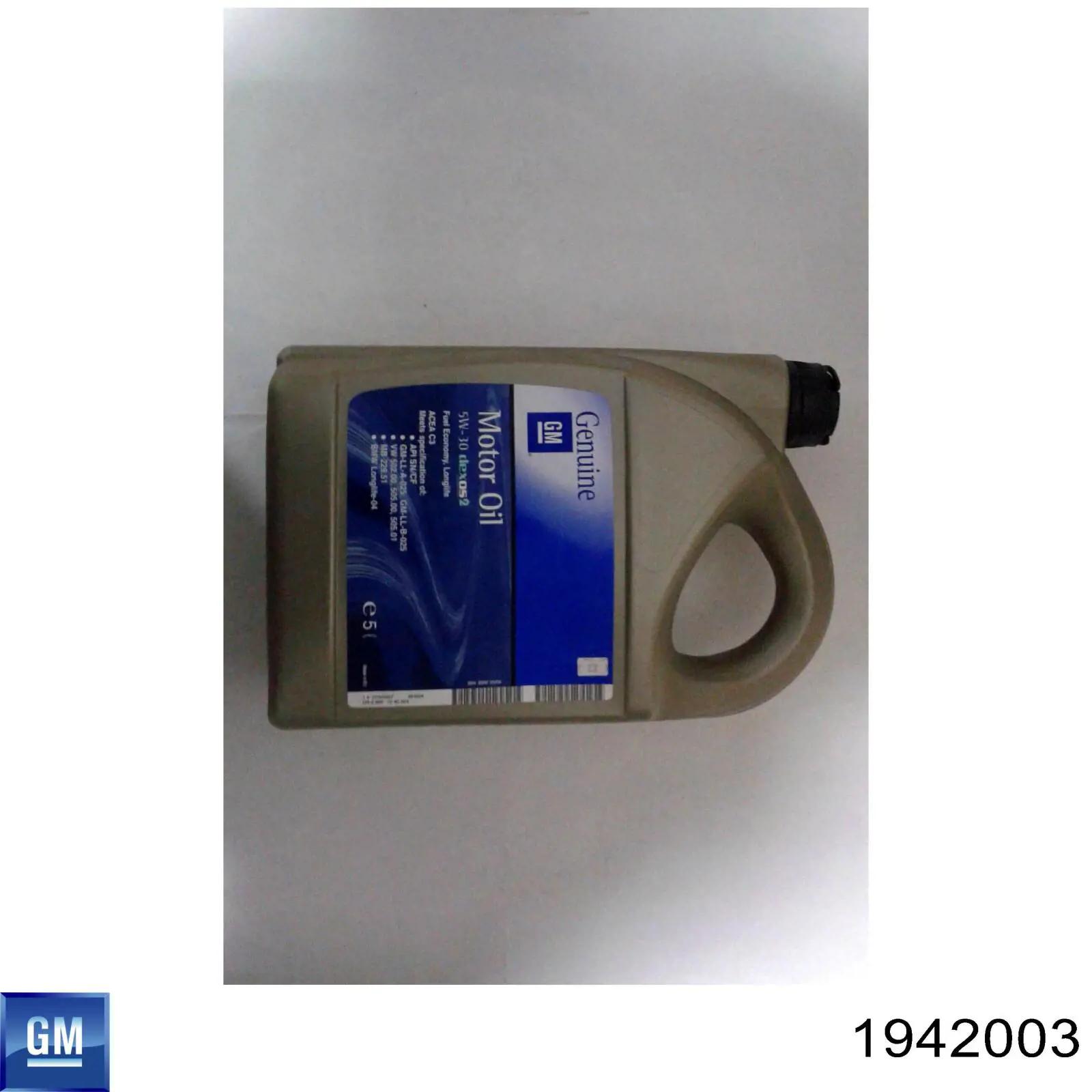 Моторное масло 1942003 General Motors